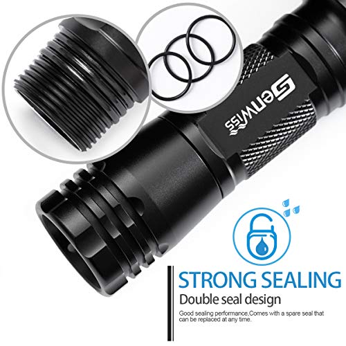 Genwiss Dive Light, Diving Flashlight Underwater Lights Scuba Diving