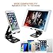 Cell Phone Stand, HOTOR Aluminum Adjustable Smartphone Desk Stand,Holder,Dock, for iPhone 6 6s Plus 5 5s 5c 7, iPad, Samsung,Tablet(Black)