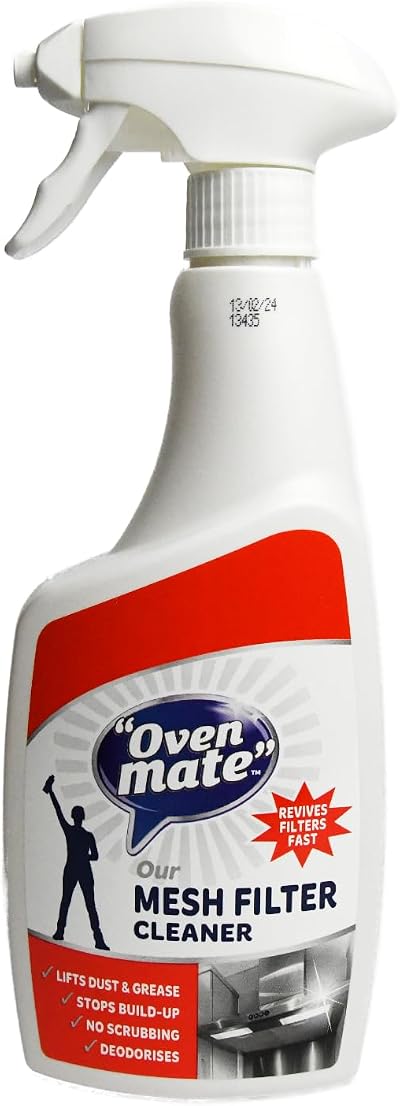 Oven Mate Mesh Filter Cleaner 500ml – Degreaser for Cooker Hood & Extractor