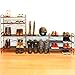 3-Tier Stackable Shoe Shelves Storage Utility Rack, Resin Slat Bronze