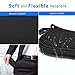 ZZ Sanity (2PCS Sunglasses Soft Case Ultra Light Neoprene Zipper Eyeglass Case/Belt Clip (2PCS-BLACK)
