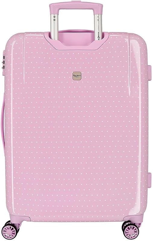 Sac à Dos d'écolier Sandra - Rose - Bretelles réglables - pour Un Transport Confortable - Différents Compartiments par Joumma Bags, Rose, 68cm x 48cm x 26cm, Valise Moyenne — photo 3 sur 7