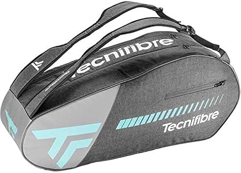 Amazon テクニファイバー 6本収納 レディース Tempo テンポ 6r 21 ラケットバッグ テニスバッグ 40wome6r21 グレー ティール 並行輸入品 Tecnifibre テクニファイバー サック ラケットケース