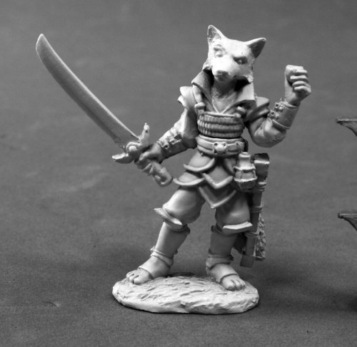 Kogo Male Kitsune Miniature 25mm Heroic Scale Dark Heaven Legends Reaper Miniatures