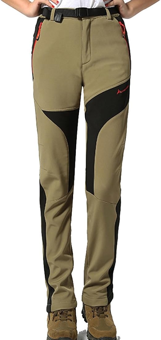 Damen Wanderhose Gefüttert & Wasserdicht - Outdoor Thermohose Für Winter