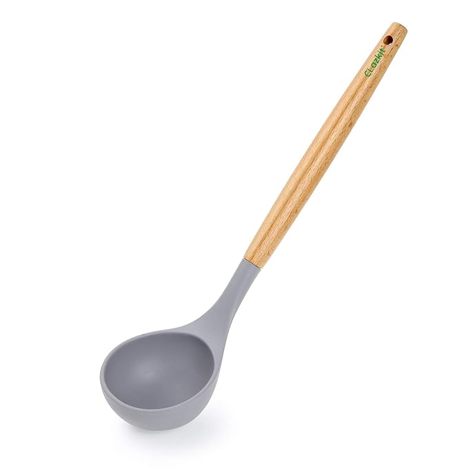 Buy Clazkit YHW847 Silicone Serving Spoon with Heat Resistant Silicone