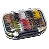 Double-Side-Waterproof-Pocketed-Fly-Box-Packed-with-100-Assorted-Dry-Flies-Fishing-Package