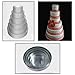 1 X 6 Tier Round Multilayer Wedding Birthday Anniversary Cake Baking Pans - Cake Tins