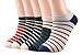 CozyWow Women's Low Cut Fashion Striped Casual Socks (5-Pack) 5Colors