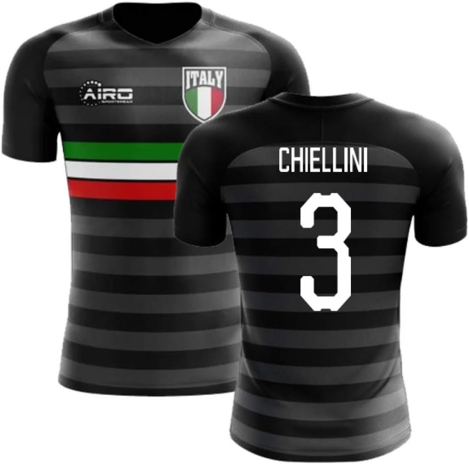 Airosportswear 2018-2019 Italy Third Concept Football Soccer T-Shirt (Giorgio Chiellini 3)