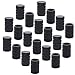 JANYUN 24 Pcs Black Auto Tyre Tire Valve Stem Covers Caps
