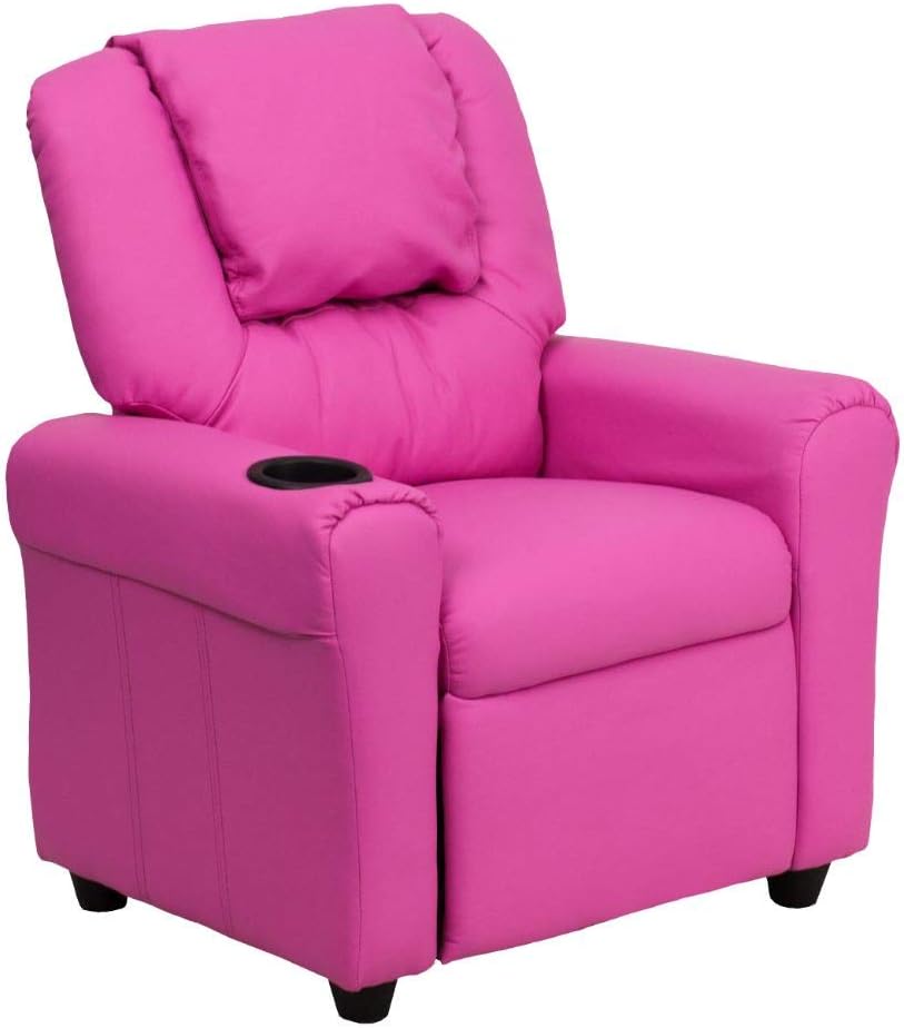 kids pink recliner