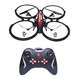 Rc Drone,DeXop 2.4G UFO Four-axis Rc Quadcopter With 0.5 MP HD Camera 6-Axis-Gyro Romote Control Drone