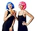 Sterling James Co. 6 Pack Party Wigs - Mardi Gras Neon Colorful Wig Pack - Bachelorette Party Favors, Supplies, and Decorations
