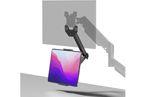 Universal VESA Mount Adapter for Tablets,Monitor Arm Extension Arm,Compatible with 4.7-15.6" Tablet/Phone/Portable Screen,Fit
