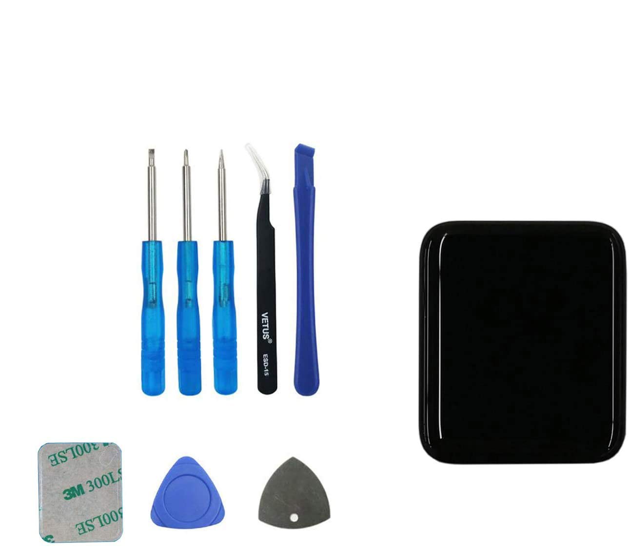 Upplus LCD Display Compatible with Smart Watch Series 2 (2nd Generation) 38 mm LCD Touch Screen Digitizer Assembly with Tool Kit