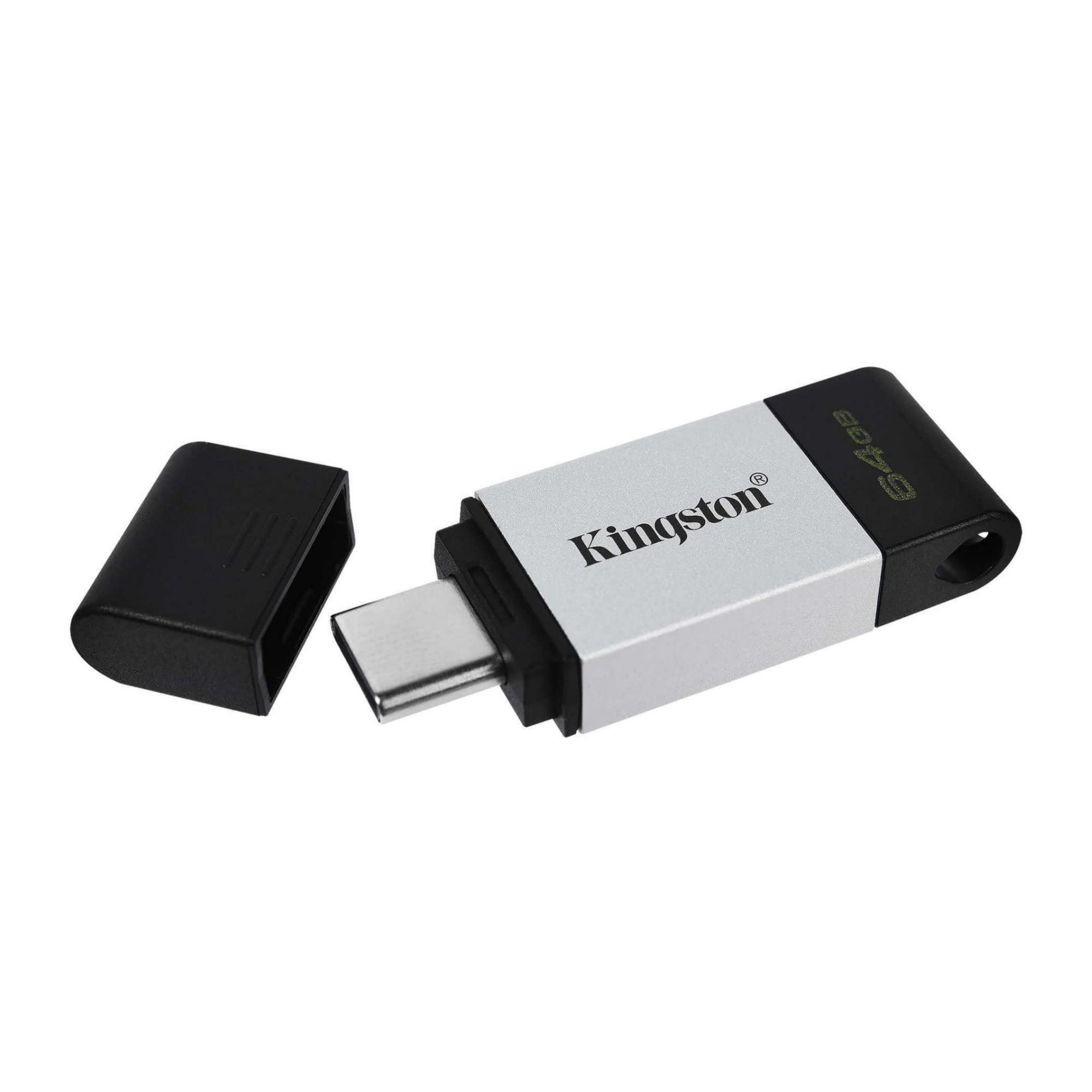 Kingston DataTraveler 80 64GB USB Type-C Flash Drive (DT80/64GB), Metal
