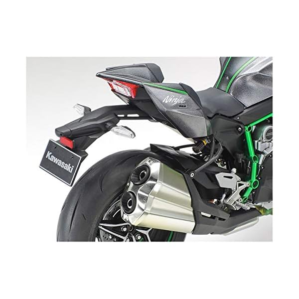 TAMIYA 300014136 14136 1:12 Kawasaki Ninja H2 Carbon, originalgetreue Nachbildung, Modellbau, Plastik Bausatz, Basteln… – Bild 6