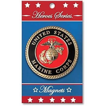 Allied Products Heroes Series Marine Corps Medallion Large Magnet - 3