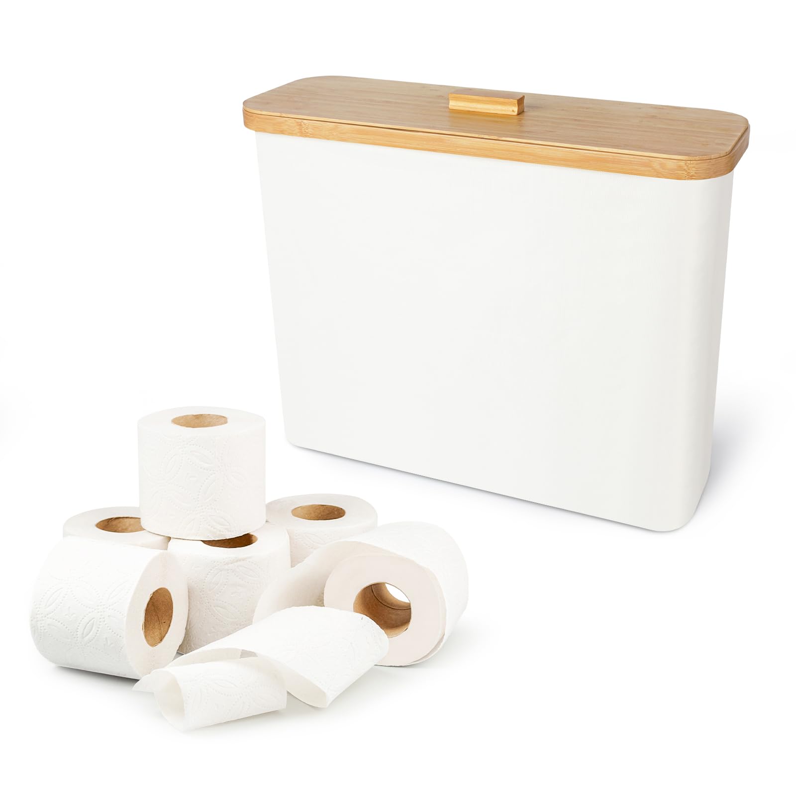 Toilet Paper Storage Basket, Toilet Paper Organizert for Bathroom ...