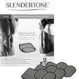 Slendertone Replacement Gel Pads for All Slendertone Abdominal Belts, 3 Sets (9 Gel Pads)