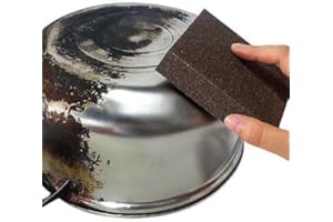 3Pcs Carborundum Sponge, Emery Sponge Brush Clean Eraser Scrub, Sponges for Removing Rust Cleaning Pots and Pans, Household C