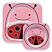 Skip Hop Baby Plate, Zoo Divided Plate, Ladybug