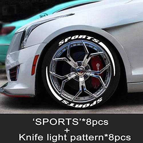AnTom Car Tire Wheel Decals Car Tuning Universal 3D Logo Auto Motorcycle Tire Decals Personalized Car Styling Wheel Label