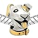 Pugster 22k Gold Silver Cute Puppy Dog Head Animal Bead Fits Pandora Charm Bracelet