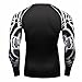 Fanii Quare Men's Soft Slim Long Sleeve Dry-Fit Compression Gym Trainning Shirt Black 06 M