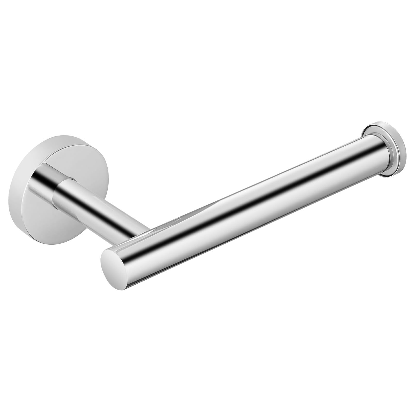 Toilet Paper Holder, Toilet Tissue Holder, Wall Screw Mounted for Bathroom, Kitchen, Washroom, Modern Design, Holds Mega Tissue Rolls, Stainless Steel Rustproof Chrome