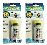AquaChek 2 New 561140A Swimming Pool Spa White Salt Titrators Test Kit Strips