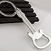 Beer Bottle Guitar Opener Keychain Creative Kitchen Accessories Key Ring Openers