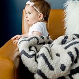 Saranoni Super Soft Blankets for Babies Ultra Soft Double Layer Bamboo Luxury Baby Blanket (Mudcloth, Security Blanket 15