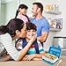 Lunch Box for Kids Childrens, Bento lunch Box for Boys Girls, Toddler School Lunch Containers 5-Compartment On-the-Go Meal Fruit Snack Packing for Picnic Outdoors, Leak Proof Durable & Microwave Safe