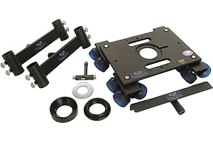 DanaDolly Original Kit, Includes 2x Original Style Track Ends, Center Support, 75mm Bowl Adapter, 100mm Bowl Adapter, 3" Wash