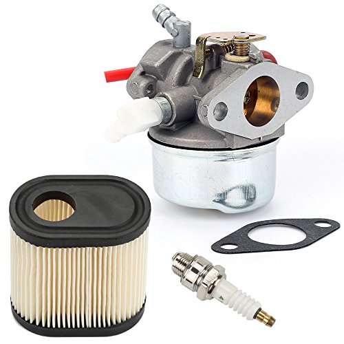 Hilom 640350 Carburetor with Air Filter Spark Plug & Gasket for Tecumseh LEV100 LEV105 LEV120 LV195EA LV195XA 640303 640271 Carb Toro Recycler Lawnmowers 20016 20017 20018 6 6.25 6.5 6.75 HP Engines