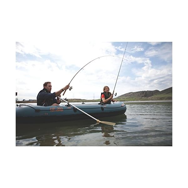 Sevylor-Fish-Hunter-360-6-Person-Fishing-Boat-with-Berkley-Rod-Holder
