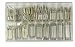 SE 360-Piece Professional Stainless Steel Spring Bar Set for Watches - Assorted Sizes with Storage Box - JT6322WP