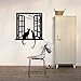 BIBITIME Tree Branch Fake Window Black Cats Wall Art Stickers for Bedroom Living Room Coffee Shop Vinyl Decals Nursery Bedroom Kids Room Decor 16.92 in x 20.47 in