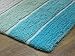Chardin home Cordural Stripes Bath Mat, Set of 2 Bath Rugs (21 Inches x34 Inches & 24 Inches x40 Inches) | Non Slip Bathroom Rug, Machine Washable, Plush, Highly Absorbent | Aqua Turquoise Ombre
