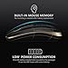 2.4GHz Wireless Bluetooth Mouse, Jelly Comb Dual Mode Slim Wireless Mouse with 2400 DPI for PC, Laptop, Mac, Android, Windows - Black and Gold