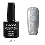 Eleacc 10ml Gel Nail Polish Rainbow Soak Off Holographic Art Manicure Soak Off Color Lacquer (3707)