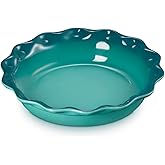 Le Creuset Stoneware 9" Heritage Pie Dish, Riviera