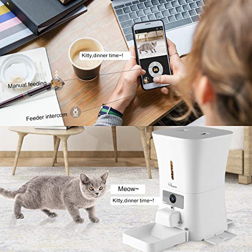 SKYMEE 8L/12L Smart Automatic Pet Feeder Food Dispenser for Cats & Dogs