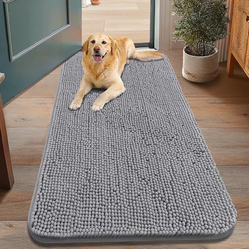 Smiry Chenille Dog Door Mat