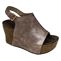 Pierre Dumas Womens Hester-14 Wedge Sandals (6 M US, Rose Gold)
