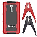 GOOLOO 600A Peak Car Jump Starter (Up to 6.0L Gas or 4.5L Diesel Engine) Portable Phone Power Bank Auto Battery Charger Pack Booster with Dual Quick Charge Output, Built in LED Light, Black/Red