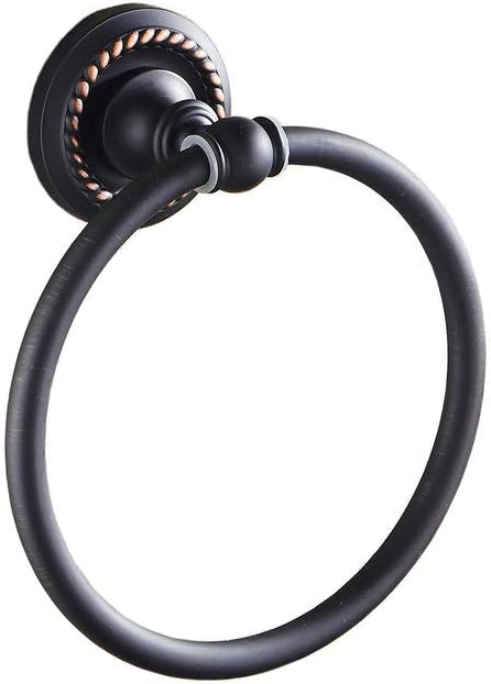 Beelee Latón Macizo Toallero de Anilla, Montaje en Pared ...