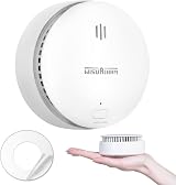 WISUALARM Smoke Alarm 10-Year Battery EN14604 Cert Fire Alarm with Test Silence